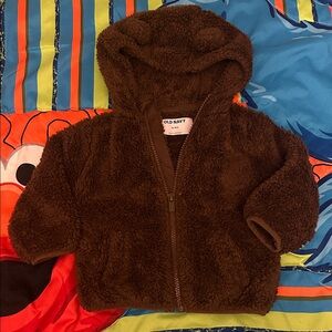 Old Navy Chocolate Brown Fleece Jacket